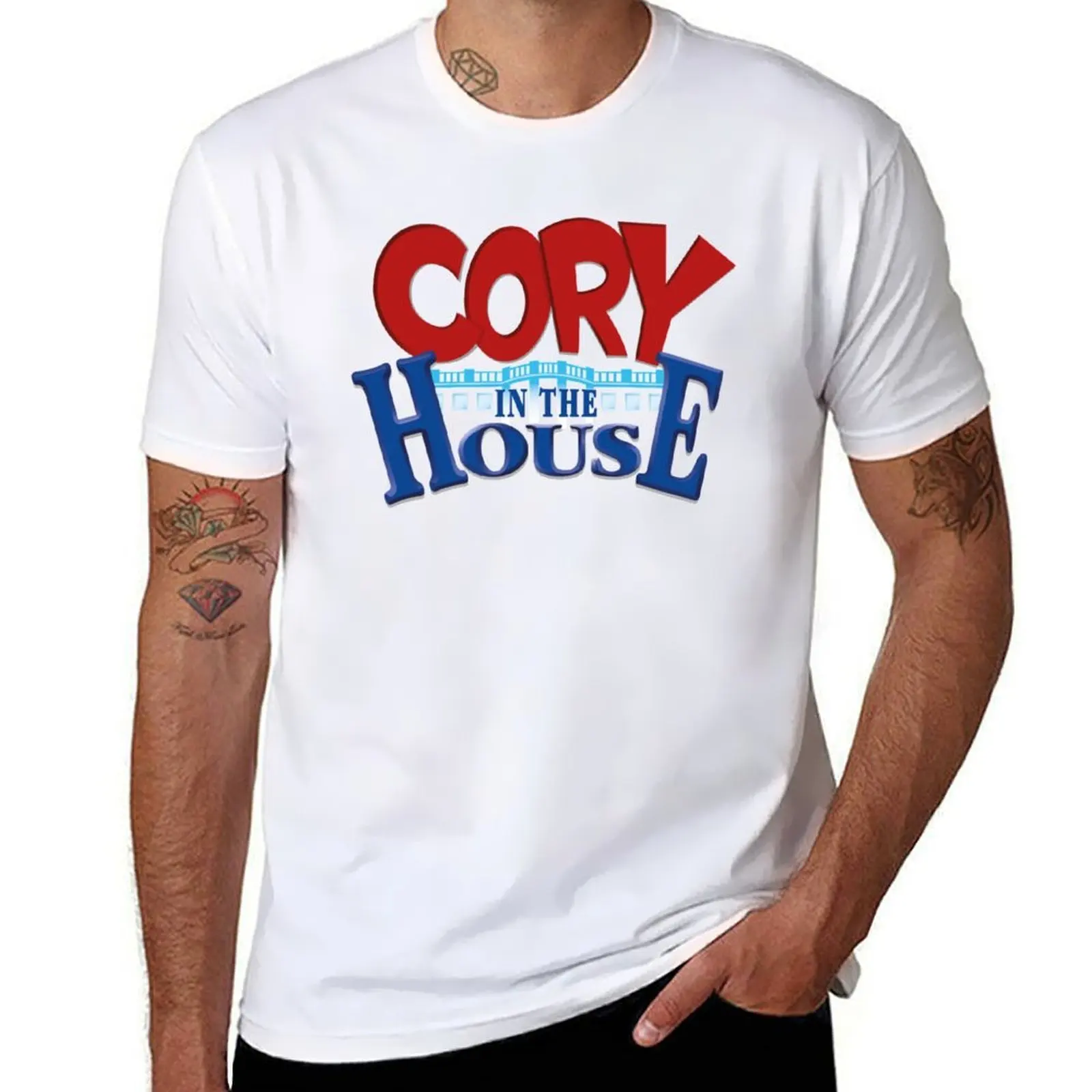 

Cory in the House T-Shirt t shirt man designer funny t shirts cotton t shirt men 100% cotton luxury brand T-Shirt