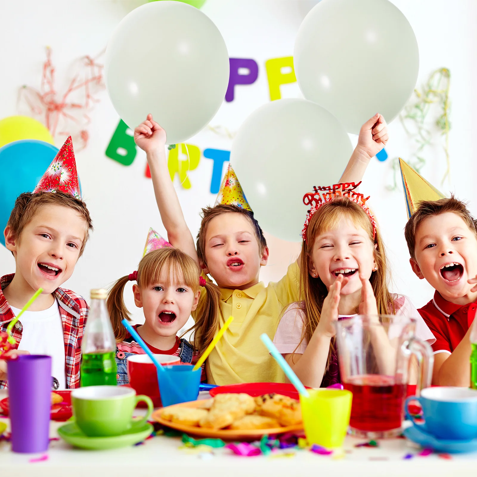 

100Pcs Latex Balloons for Festival Party Decorations Birthday Wedding Arch Simple Balloon Set Versatile Themes