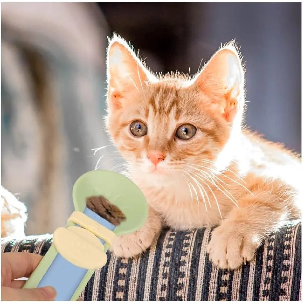 Colorful Cat Paw Spoon for Wet Food Feeding