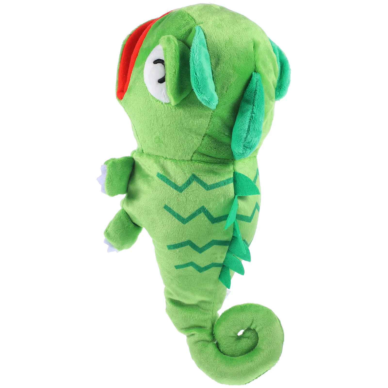 Lizard Hand Puppet Role Play Plush Animal Puppets Finger Realistic Toy Crawl Parent-child