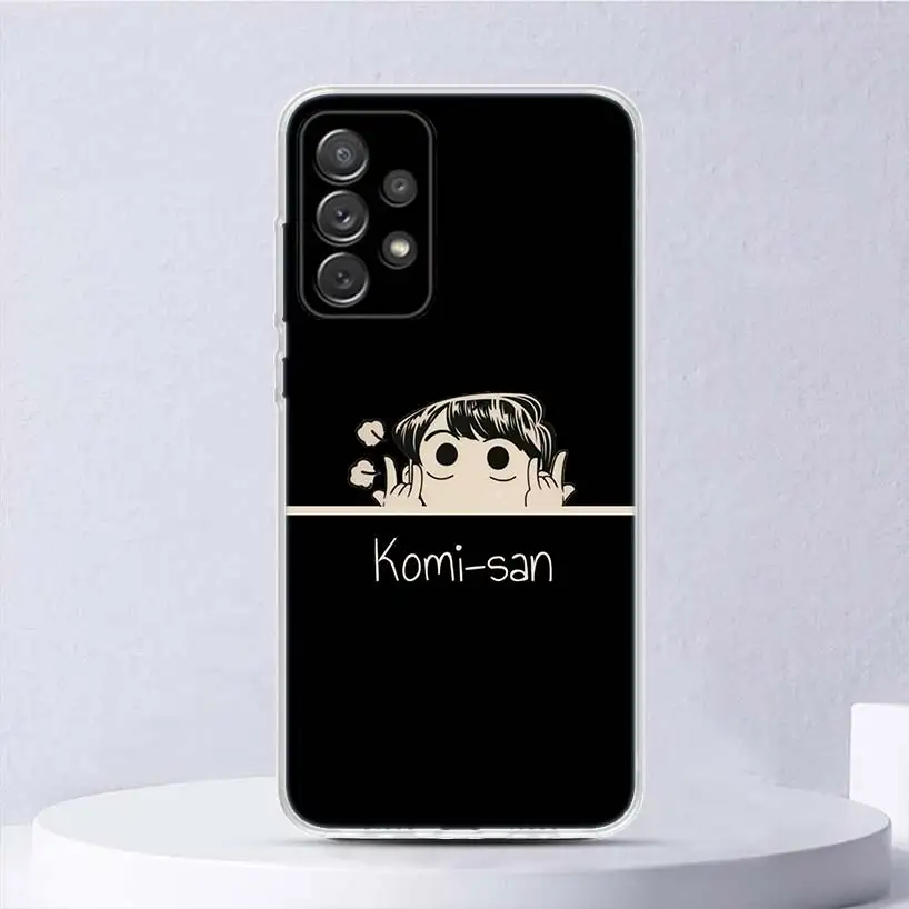 Komi Can\'t Communicate Soft Case For Samsung Galaxy A15 A14 A13 A12 A55 A54 A53 A52 Phone Cover A35 A32 A33 A25 A23 A22 A05S A04