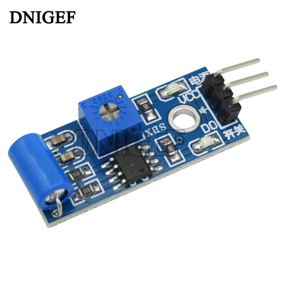 DNIGEF SW-420 Normally Closed Type Vibration Sensor Module Alarm Sensor Module Vibration Switch SW-420 for Arduino