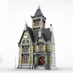 Modular Building: Old Mansion Haunted House Modification 3723 Pieces MOC Build