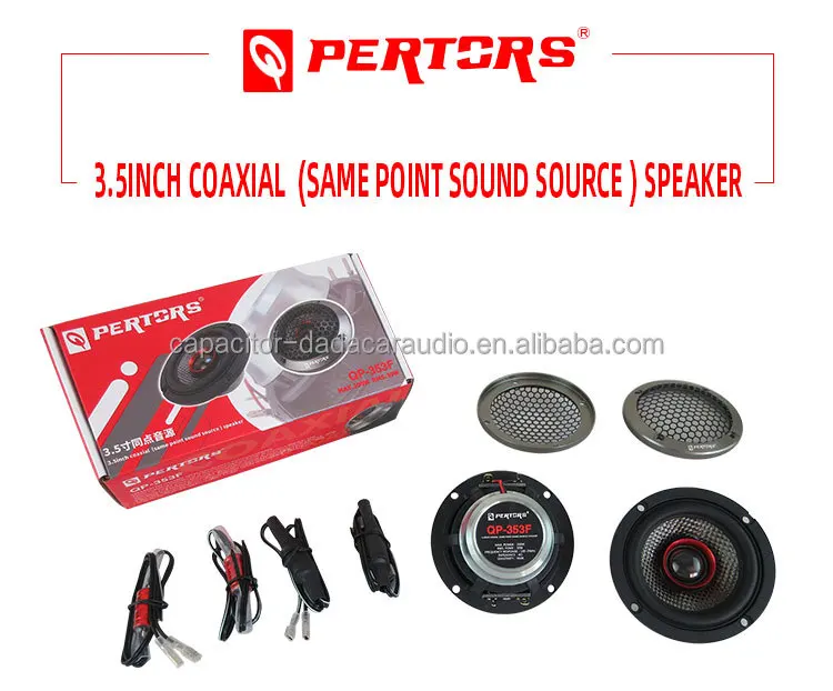 High-quality rubber edge and magnet RMS 30W 3.5inch 4ohm 90DB Car Audio same Point Sound Source Speakers with Silk dome tweeter