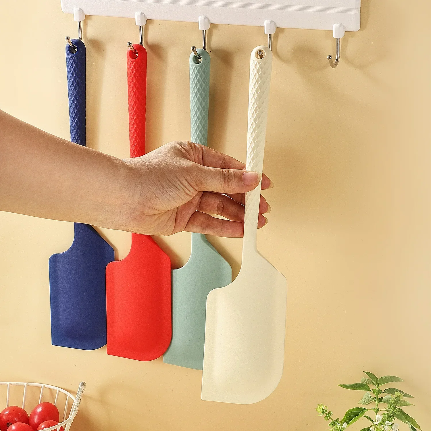 29.5cm Silicone Scraper Food Grade Silicone Baking Spatula Cake Spatula Mixing Tool Kitchen Baking Accessories