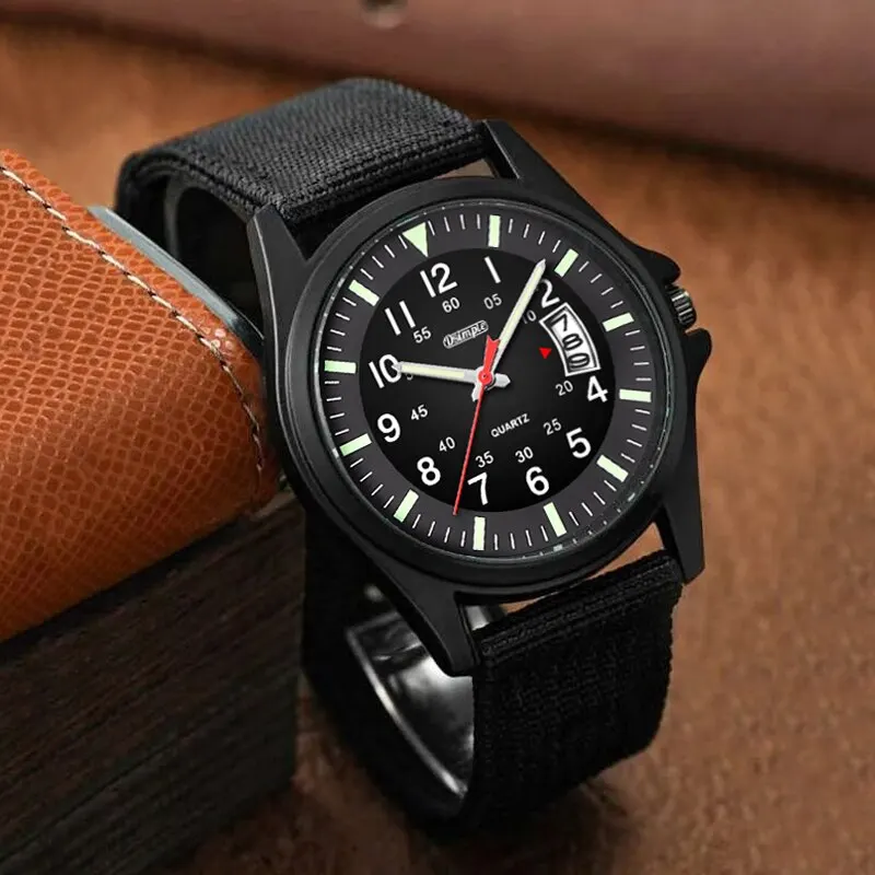 Reloj Hombre 2023 Fashion Mens Nylon Watches Luxury Men Army Military Quartz Watch Calendar Date Wristwatch Relogio Masculino