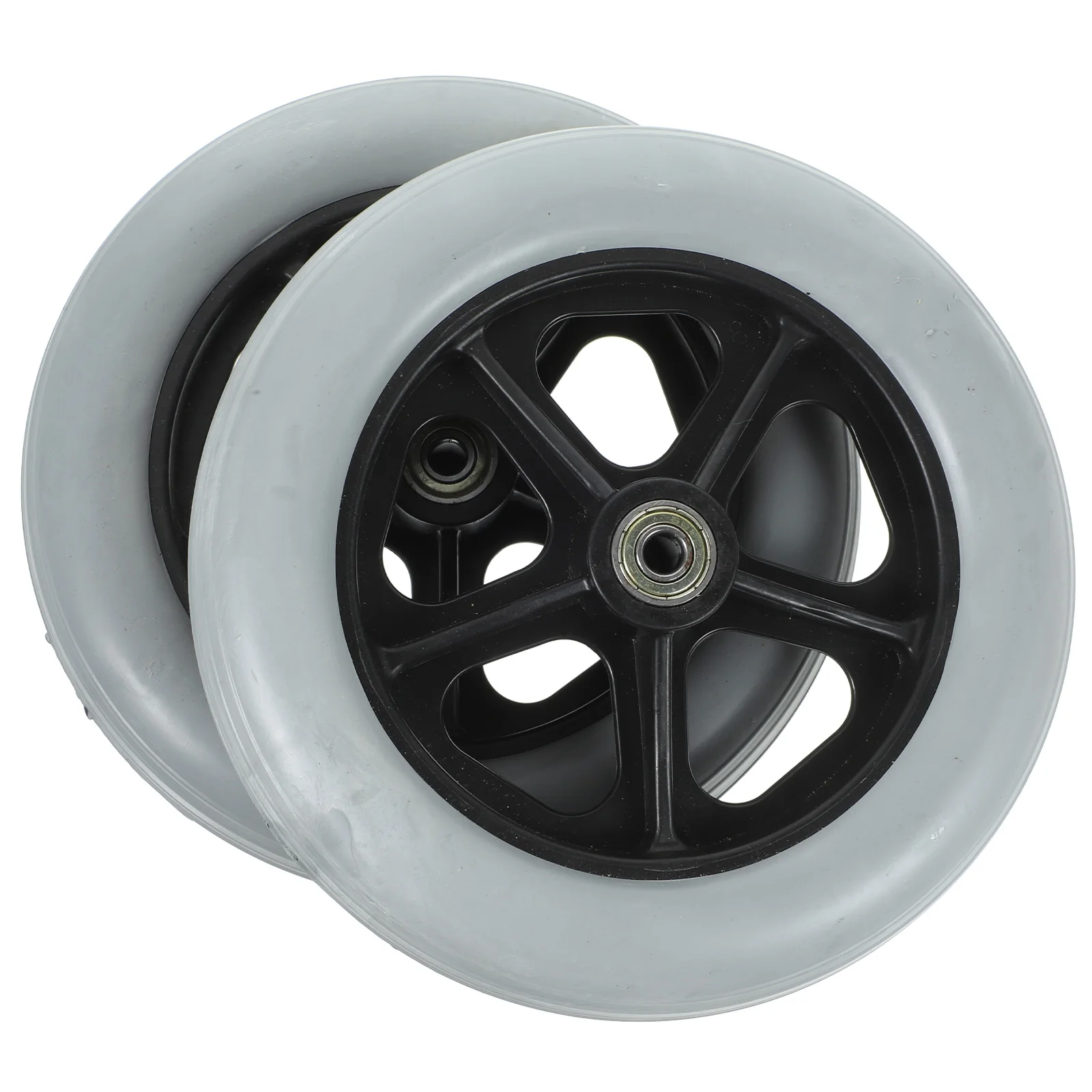 2-pezzi-ruote-anteriori-di-ricambio-per-sedia-a-rotelle-gomma-resistente-con-telaio-in-ferro-ergonomiche-e-confortevoli-al-tatto