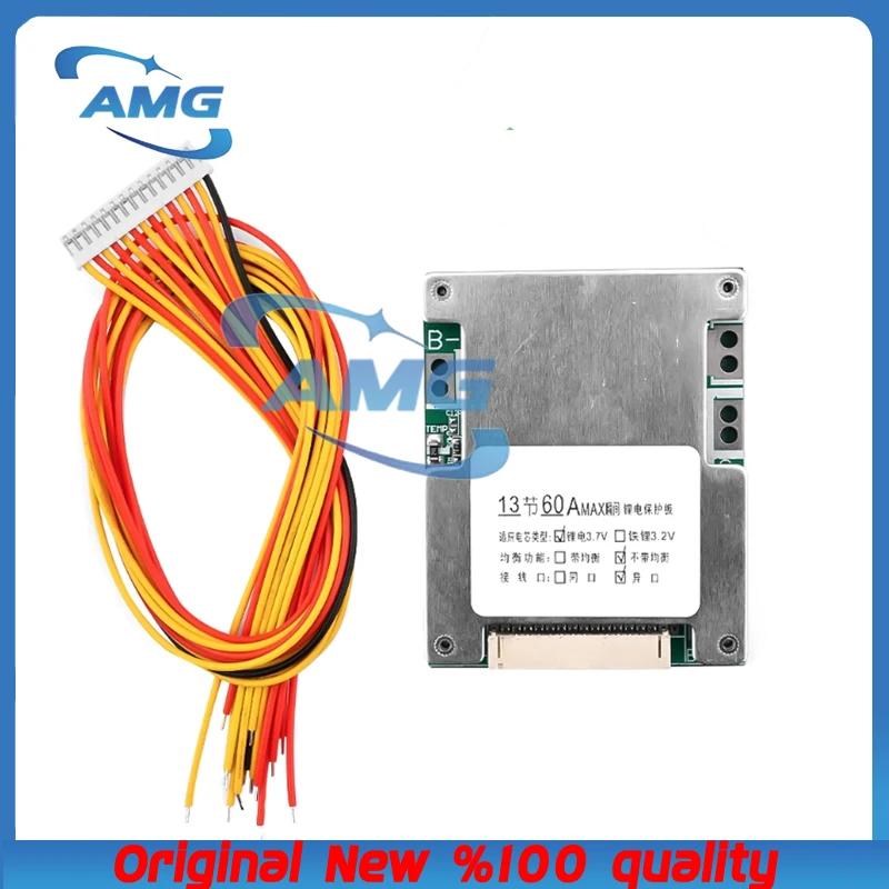 1PCS BMS 10S30A 36V Lithium Battery Charging Board for 18650 Cells Protection Balance Module for Li-ion Battery Pack