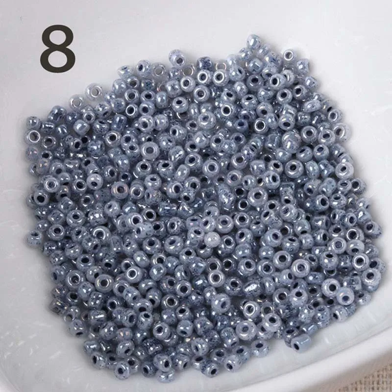 Gold und Silber Farbe 2mm 3mm 4mm Kristall Glas Spacer Perlen, tschechische Rocailles für Schmuck handgemachte DIY BLUV03X