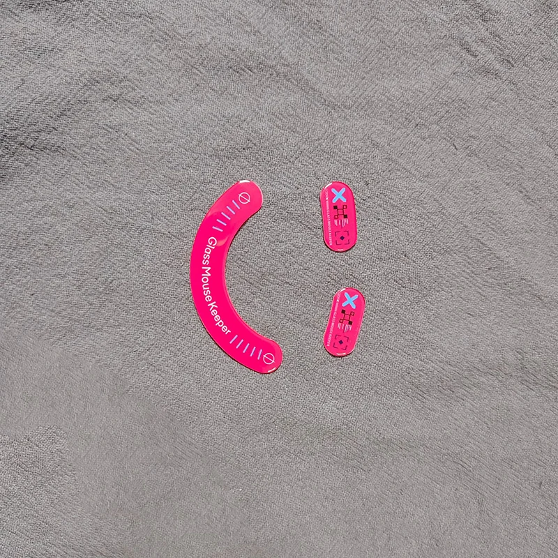 1Pack Glass Mouse Skates Glide Feet Pads Mouse Feet Sticker For Razer Viper V2 Pro Rounded Curved Edges