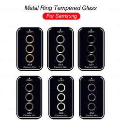 For Samsung A55 A35 A25 A15 5G Camera Lens Protector Tempered Glass Camera Metal Ring Lens Cover for Galaxy A15 4G Accessories