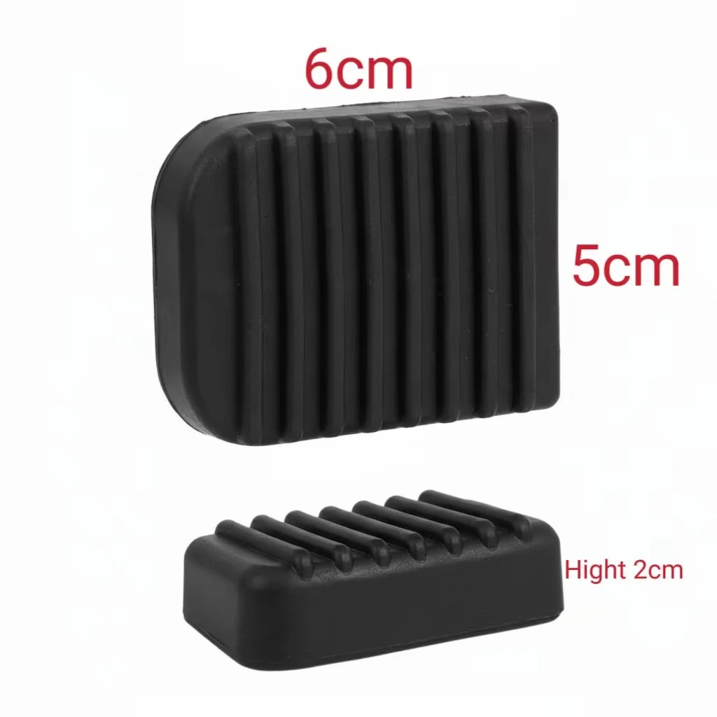 CENJITION Soft Rubber Anti Slip Footrest Pad for Motorcycle Scooter Base Plate Bracket Extension Foot Accessories