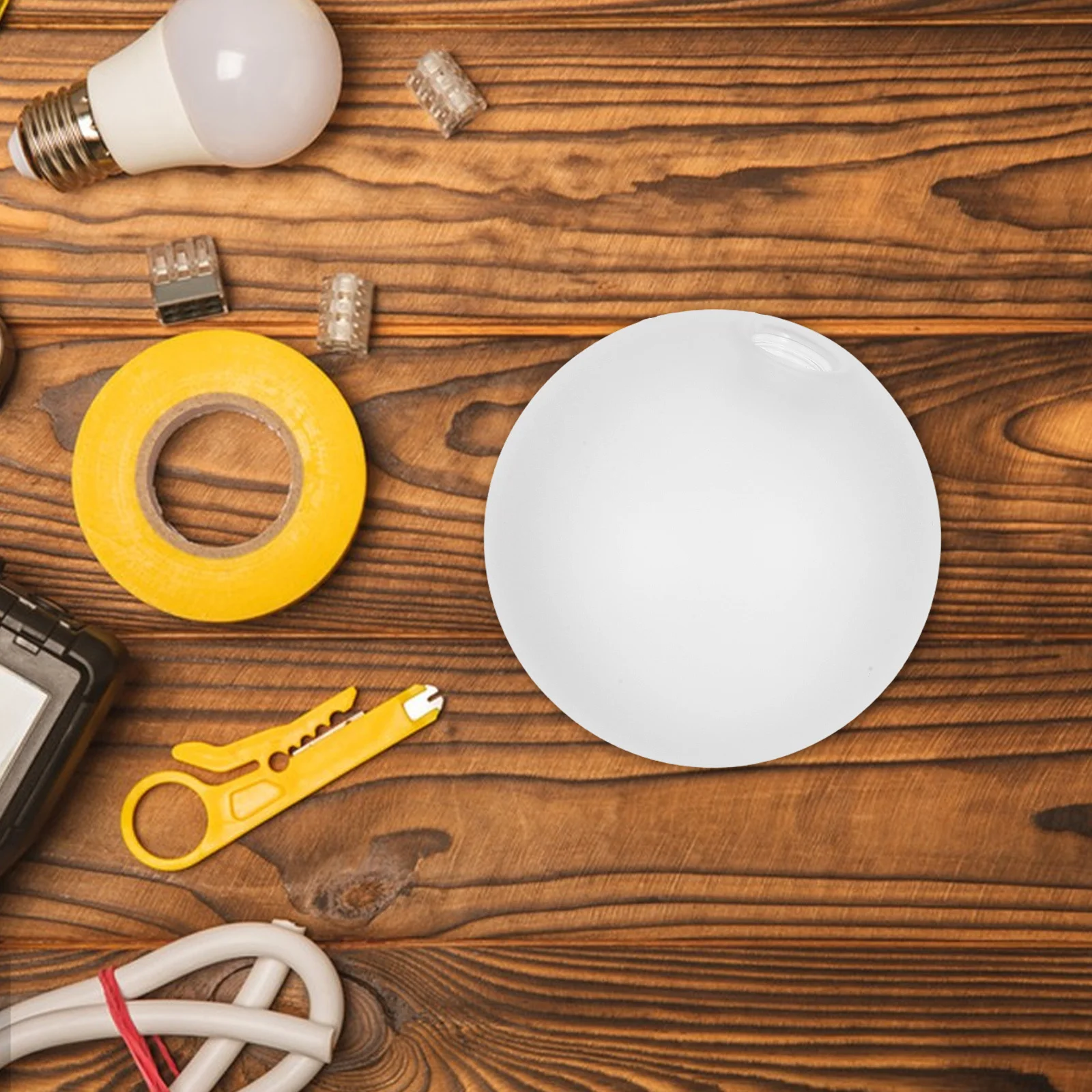 

Frosted Glass Lamp Shade G9 Socket Replacement Round Globe Cover for Pendant Chandeliers Table Lamps Small Lampshade