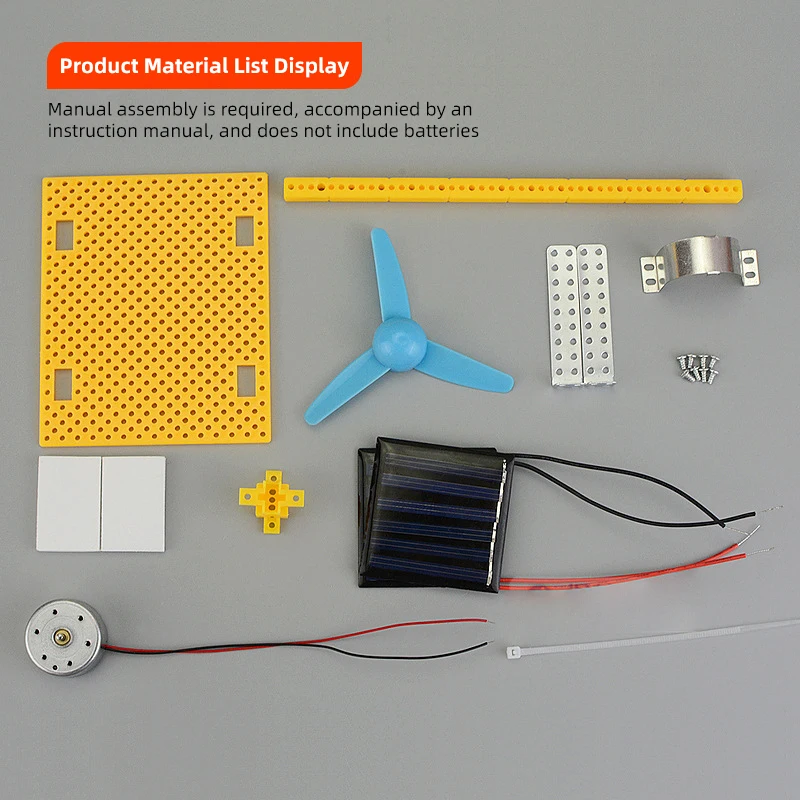 DIY modelo de ventilador eléctrico Solar Kit de ensamblaje y modelo educativo juguete ciencia física juguetes para niños regalo