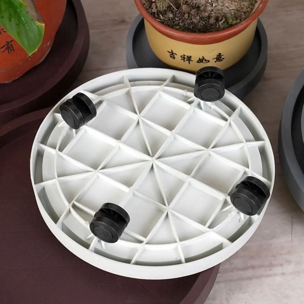 Movable Flower Plant Pot Tray With Water Tray Whith 360-degree Rolling Plant Stand Base Flower Plant Pot Base Flower Pot Tray