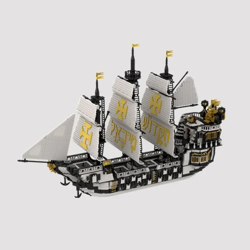 Moc Building Blocks Sailing Model St. Michael Sailing Boat Technical Bricks DIY Assembly Famous Toys For Childr Holiday Gifts