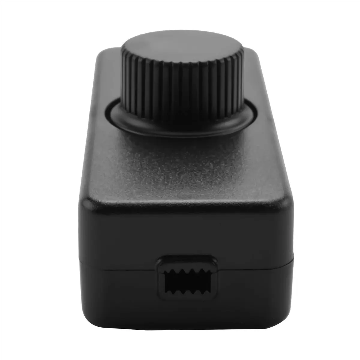 A20I Inline LED Dimmer Switch, Built-in Rotary ON/OFF and Knob Control Dimmer for Dimmable 3-100W LED/Incandescent Black