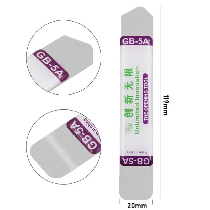 2/5Pcs Professional Metal Pry Hand Opening Tools Flexible Steel Crowbar for IPad  Mobile Phone Tablet Teardown Repair Tool