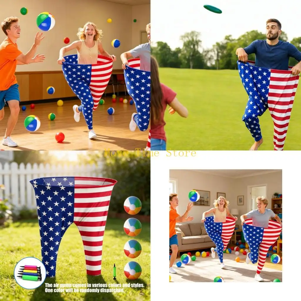 92ME Adults  Pants Outdoor Party Game Funny Parent-Child Pitching Family Reunions