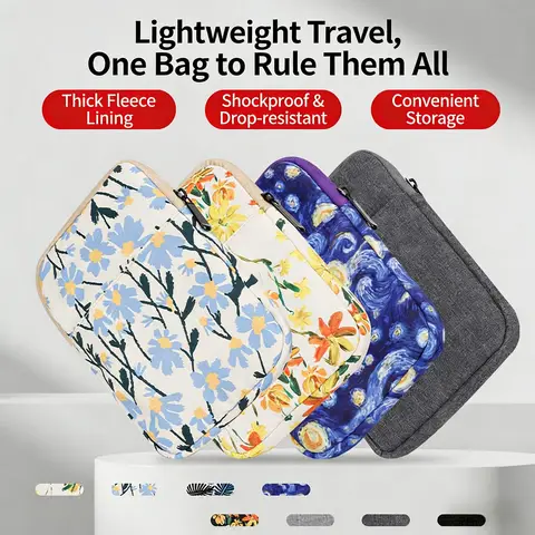 11th Generation 6-7inch e-Reader Sleeve Waterproof Shockproof Tablet Storage Bag Portable Anti Scratch for Kindle/Boox/Kobo