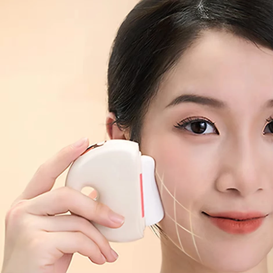 Anti-aging vibration heating electric gua sha massager tool gua sha electric gua sha massage