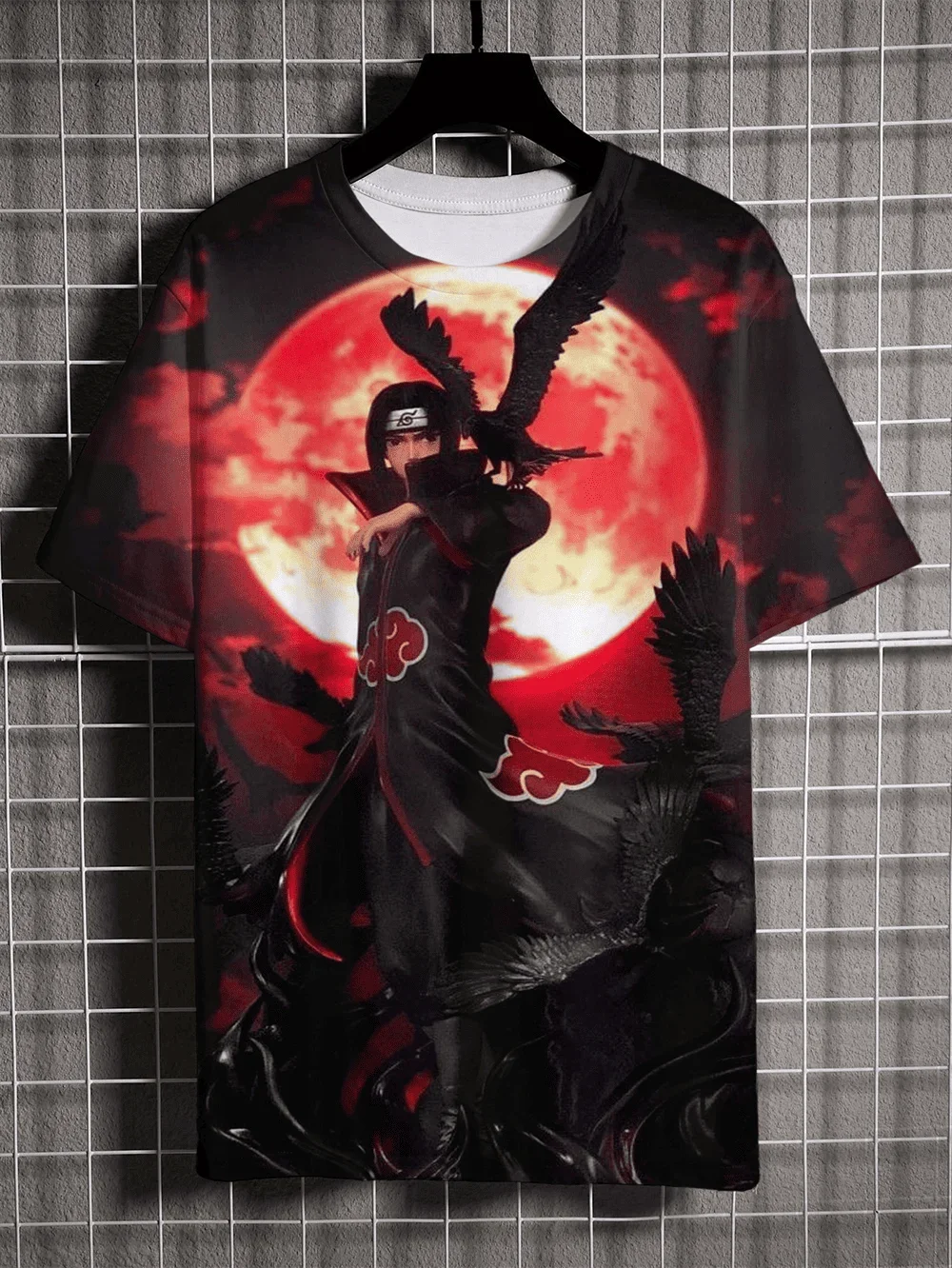 

2025 New Japanese Anime 3D Printed Naruto Pattern Men T-Shirt Fashion Streetwear Casual Oversized Men Short Sleeve Cosplay Tops