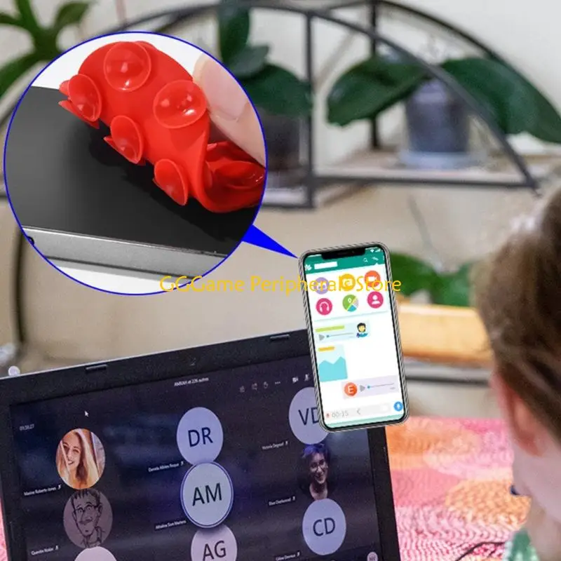 

U55B Suction Cup Type Silicone Phone Stand Phone Holder for Car