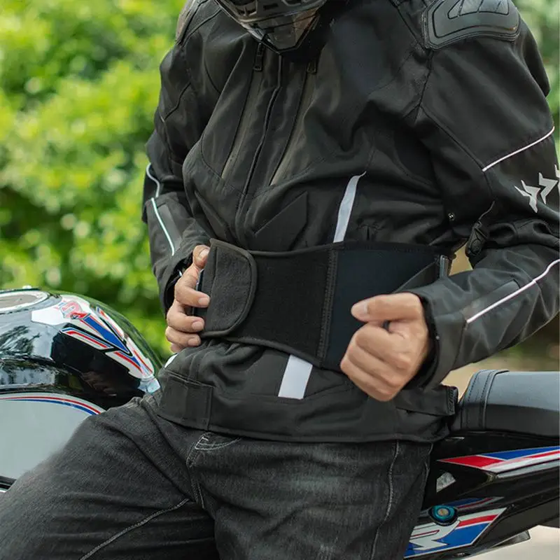 Motorcycle Kidney Waist Protector Kidney Belt Adjustable Safety Riding Support Brace Breathable Protective Gear Anti-Fall Waist