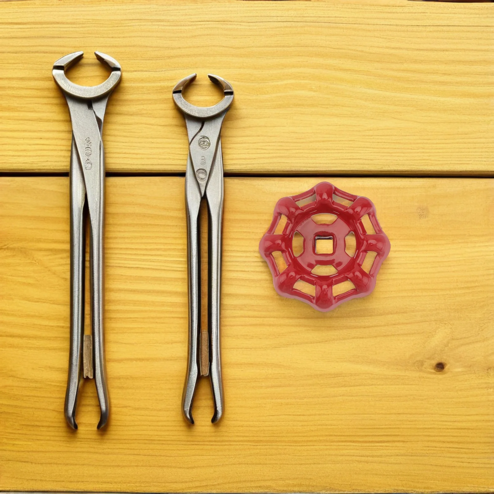 

6Pcs Red Decorative Handle Metal Ball Hand Wheel for Pipes Fluid Unobstructed Long Lifespan Handle Round Broach