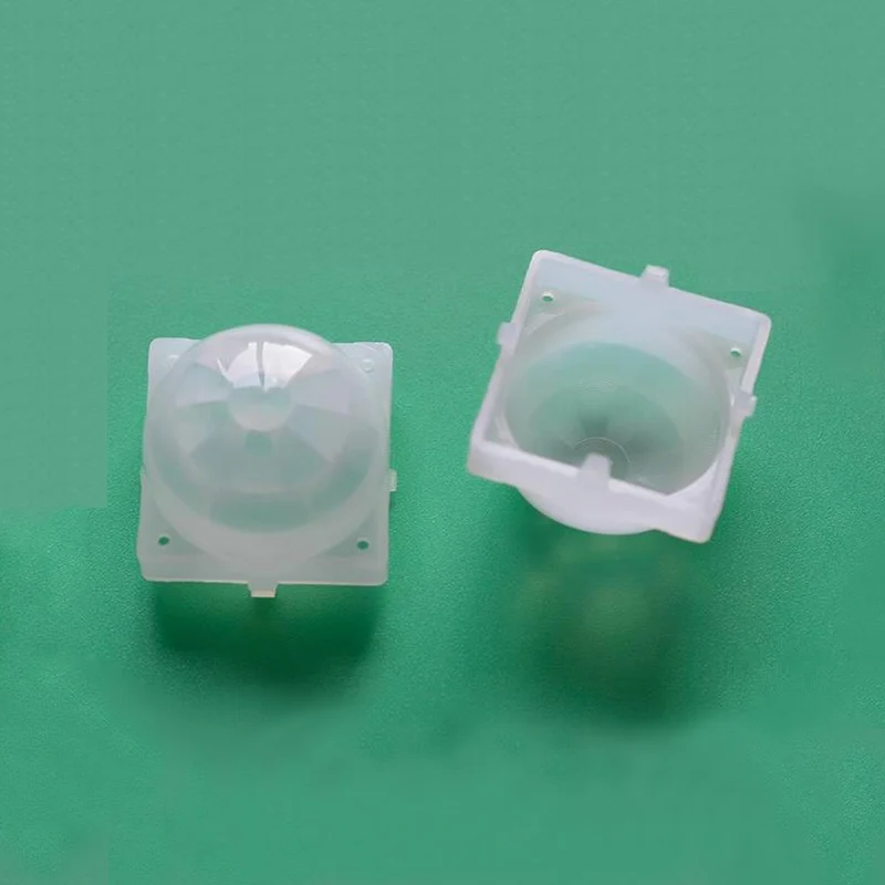 23.5X23.5X19mm Focal Length 10.5mm Fresnel HDPE Hat-shaped  Lens for Human Body Infrared Induction Optical PIR Lens