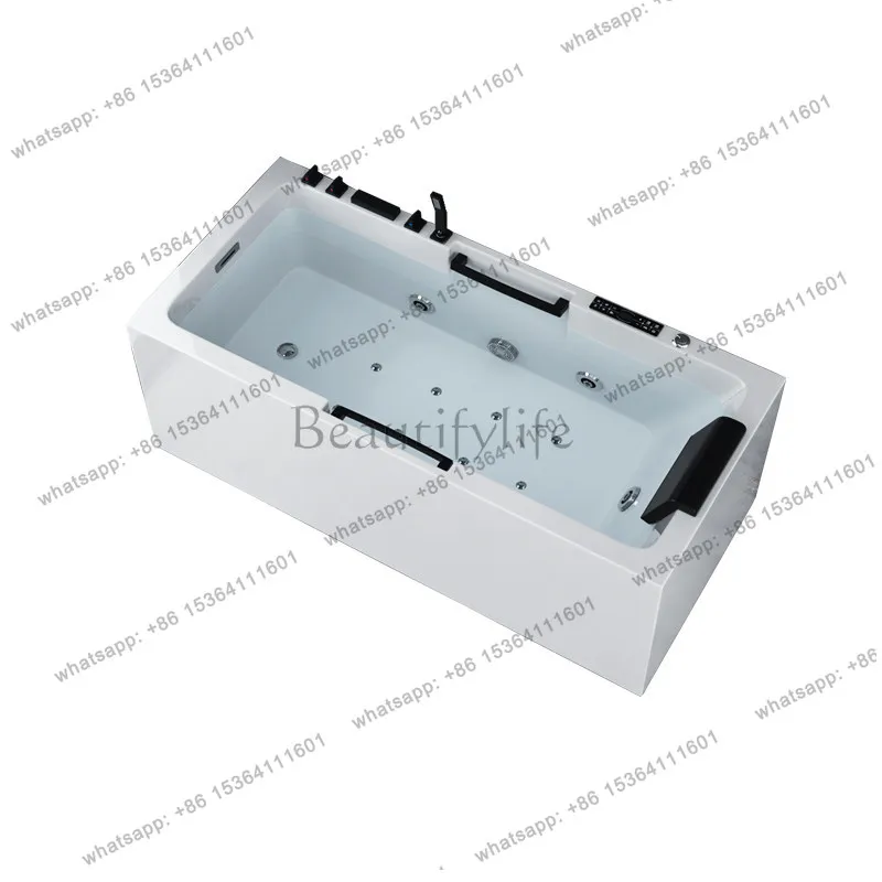 Seamless integrated massage surfing acrylic home hotel high-end bathtub double skirt adult bath