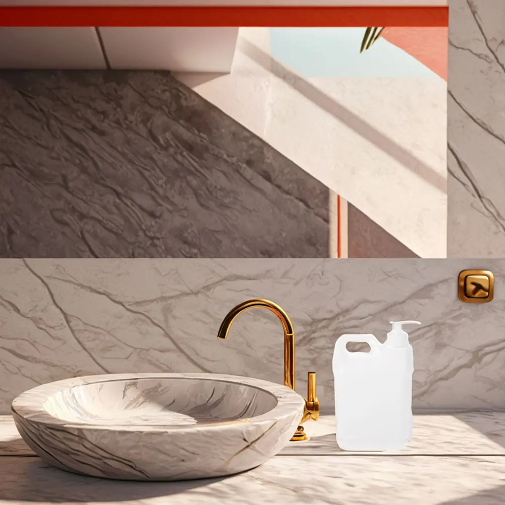 

Press Type Dispensing Bottles Shampoo Conditioner Body Wash Hand Soap Large Capacity Bathroom Hotel Plastic Gallon Jugs Lids