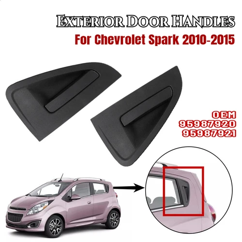 Juego de manijas de puerta Exterior para Chevrolet Spark, manija de puerta trasera izquierda derecha 2010-2015 95987920 95987921