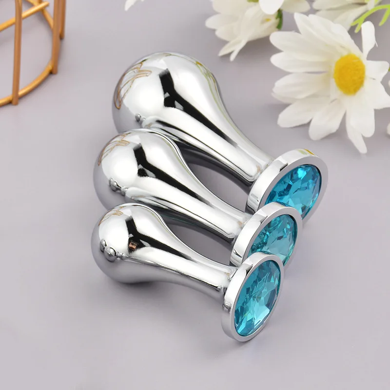 Champions Trophy Style Stainless Metal Anal Plug Sex Toys Round Shaped Smooth Butt Plug For Women Adult Anal Dilator Toy