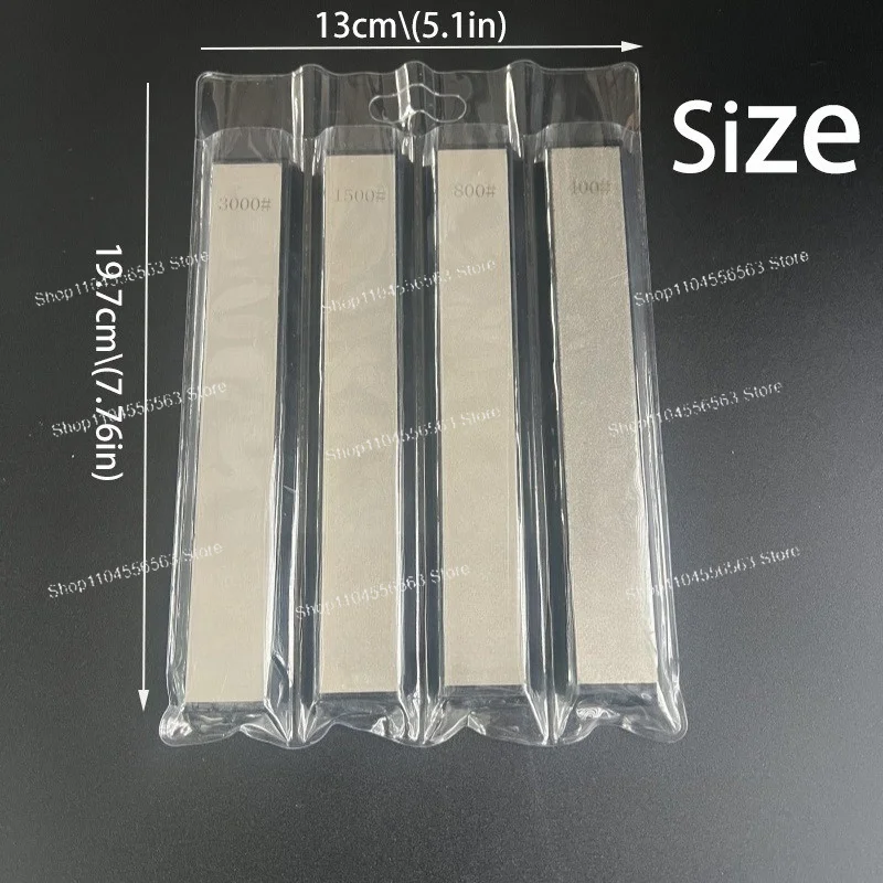 A Set of Diamond Sharpening Stones, Including 4 Mesh Numbers, A Multi-purpose Sharpening Strip, Suitable for Kitchens