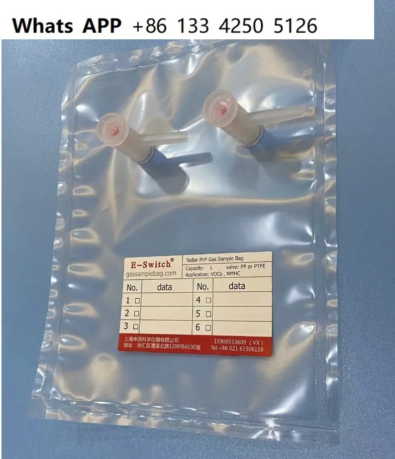 

Gas Sampling Bag Tedra Gas Sampling BagPVF Tedra SamplingBag PP Valve 5ml-2000L