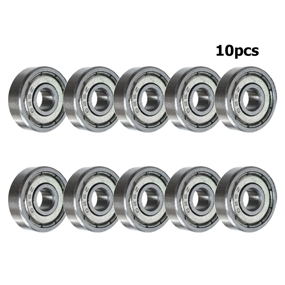 10pcs Pulley Wheel Bearing 5x16x5mm 625ZZ Small Ball Bearing Deep Groove Mini Ball Bearing Carbon Steel for Skateboard Scooter