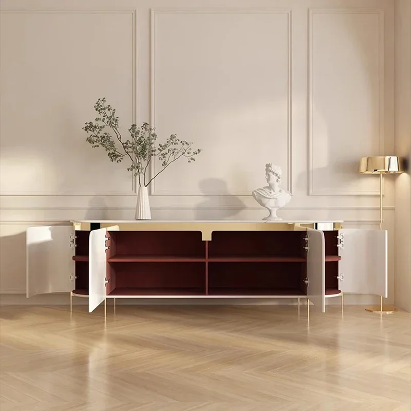 تصميم حامل تلفزيون خزانة أثاث غرفة المعيشة الحديثة الترفيه الركيزة الفاخرة الصناعية Mueble Para Tv صالون الجدول