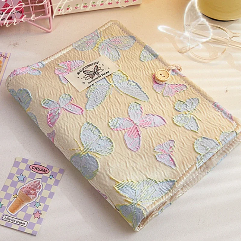 

Colorful Butterfly Photo Album with Embroidery Cover 160 Pockets Collection Book Colorful Family Polaroid Album New Arrival 2024