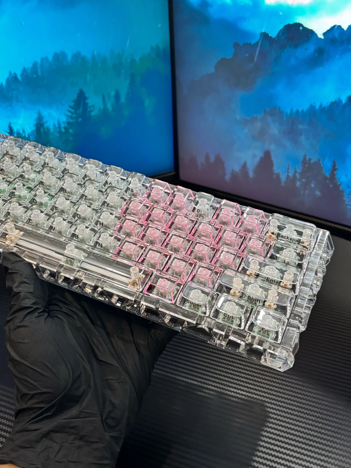 Custom Brand New Full Mod Custom Magnetic Axis Keyboard, High-End HE Kit with RGB for Gaming Setups Gift