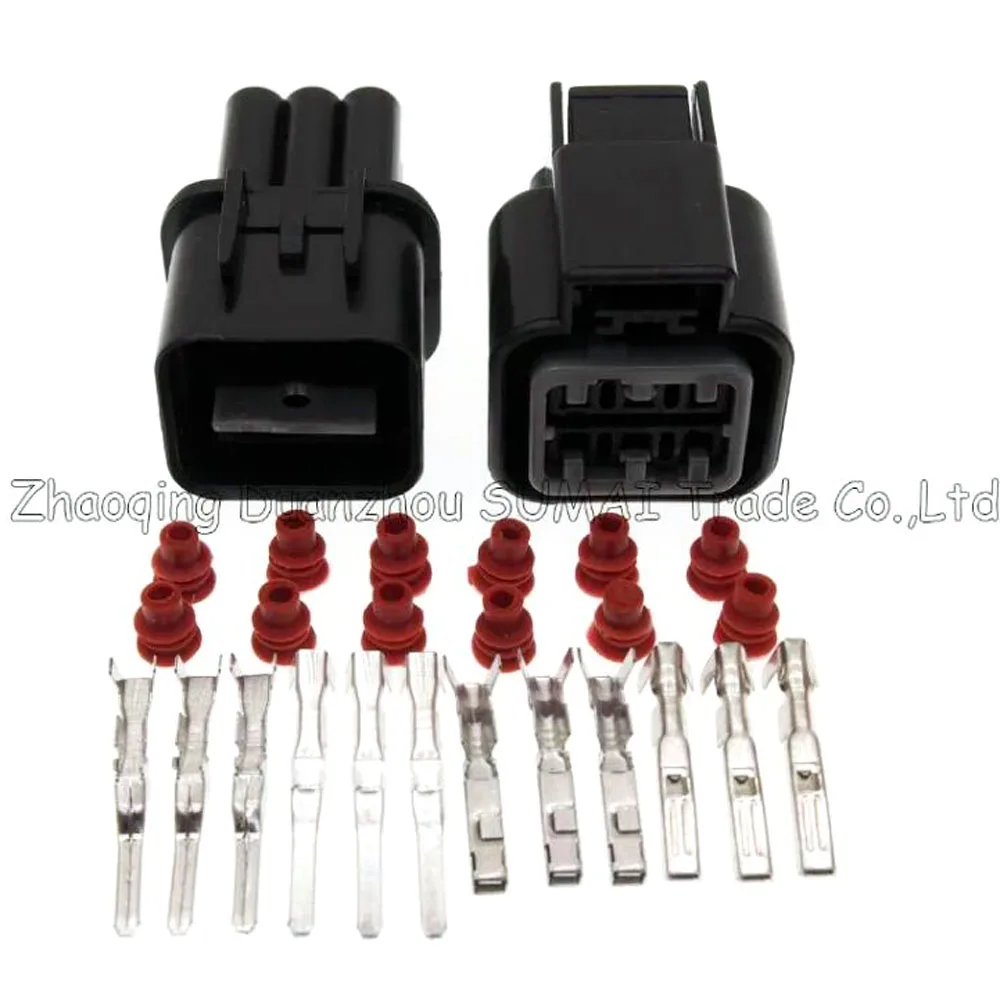 6 Pin male&female Auto Head lamp connector,Car waterproof Electrical connector for HYUNDAI,KIA,Elantra etc.