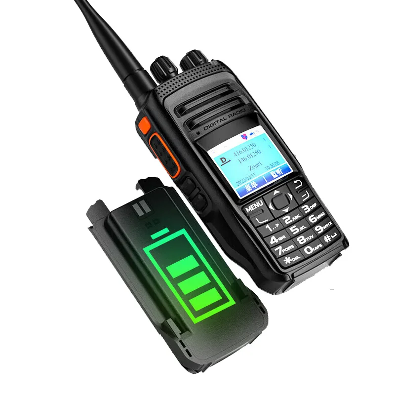 YSHON DM-R89 Clear Sound Quality High Power ABS Material Shatter-resistant 1.77 Inch Color Screen UV Dual Band Walkie Talkie