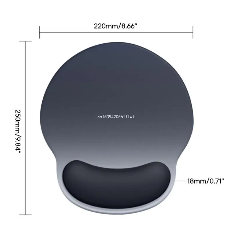 マウスパッド人間工学に基づいたサポートマウスハンドレストリストレストパッド滑り止め左/右ドロップシップ