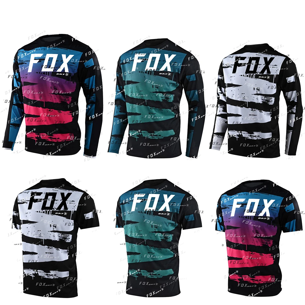 

Men's BAT FOX Downhill Jersey Camiseta Motocross T-shirt Enduro MTB Jersey Quick-Dry Bicycle Shirt Maillot Ciclismo Hombre