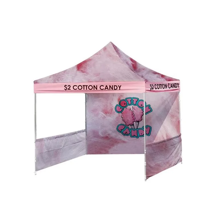 10X10 Advertising Tent  Economic Folding Pop up Canopy Tent Trade Show  Round Tent