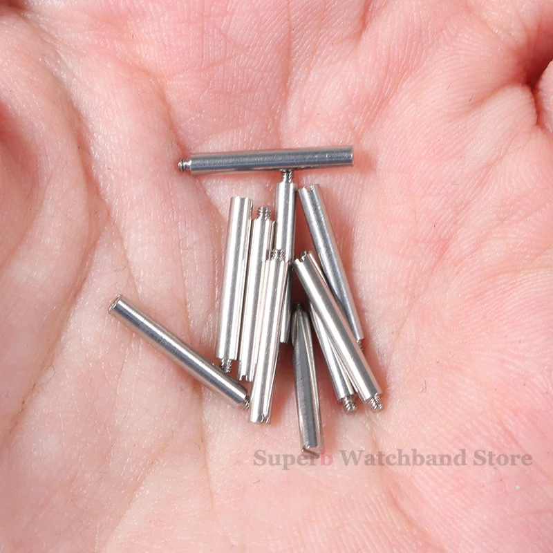 حزام المسمار مشبك المسمار ل رولكس الفولاذ المقاوم للصدأ حزام الساعات كلمة واحدة قضيب ربط رمح مشبك ساعة بولت الرجال ساعة الملحقات