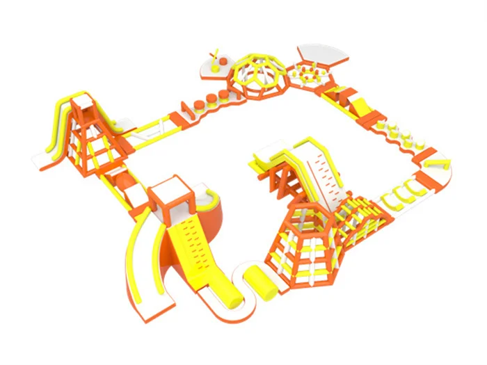 Sprzedam dmuchany park wodny na jezioro do zabawy w wodzie