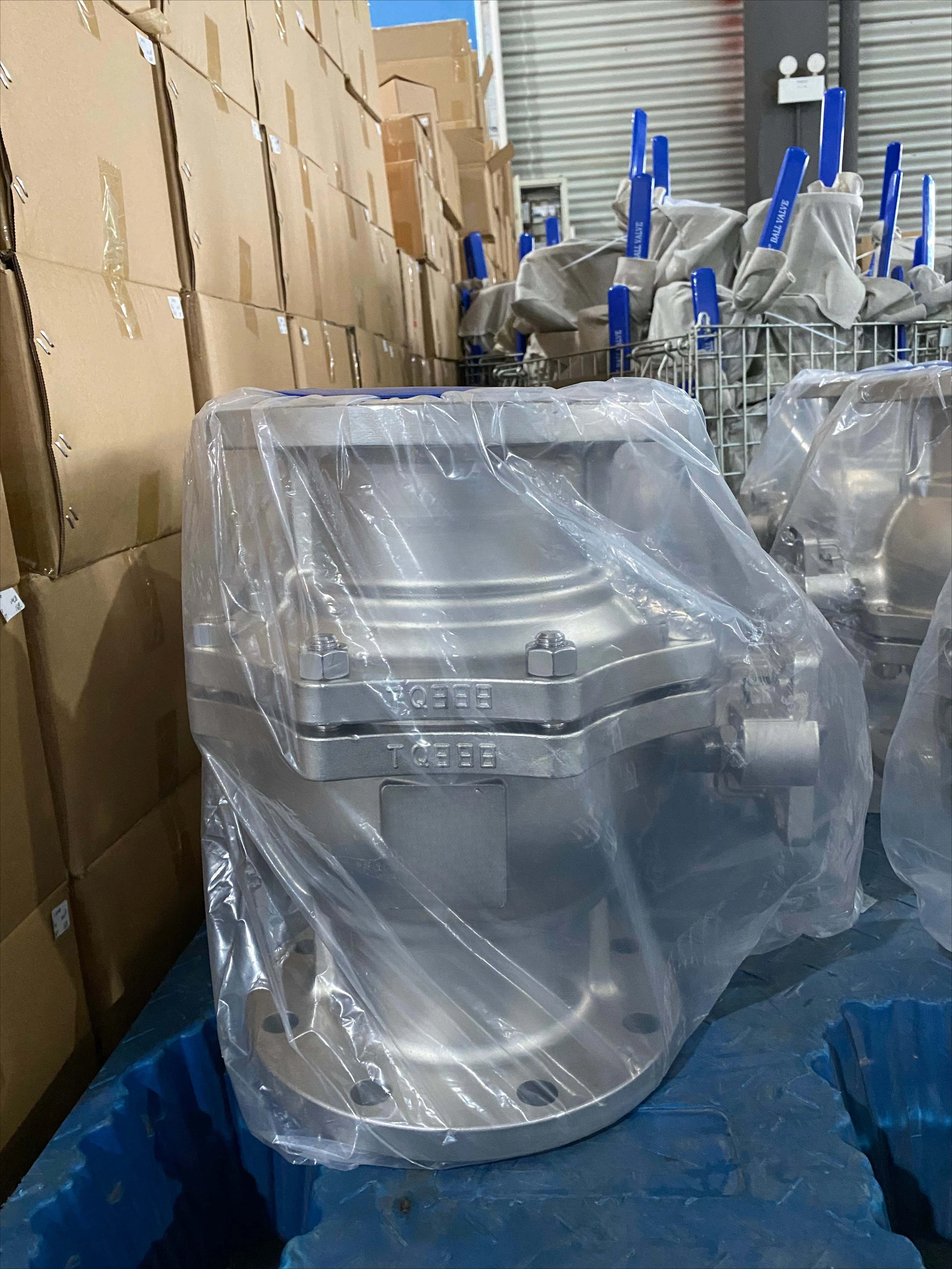 Standard Stainless Steel SCS13 10K 150A DN150 With Manual Lever Flanged Connection 2 Piece 2 PC Ball Valve