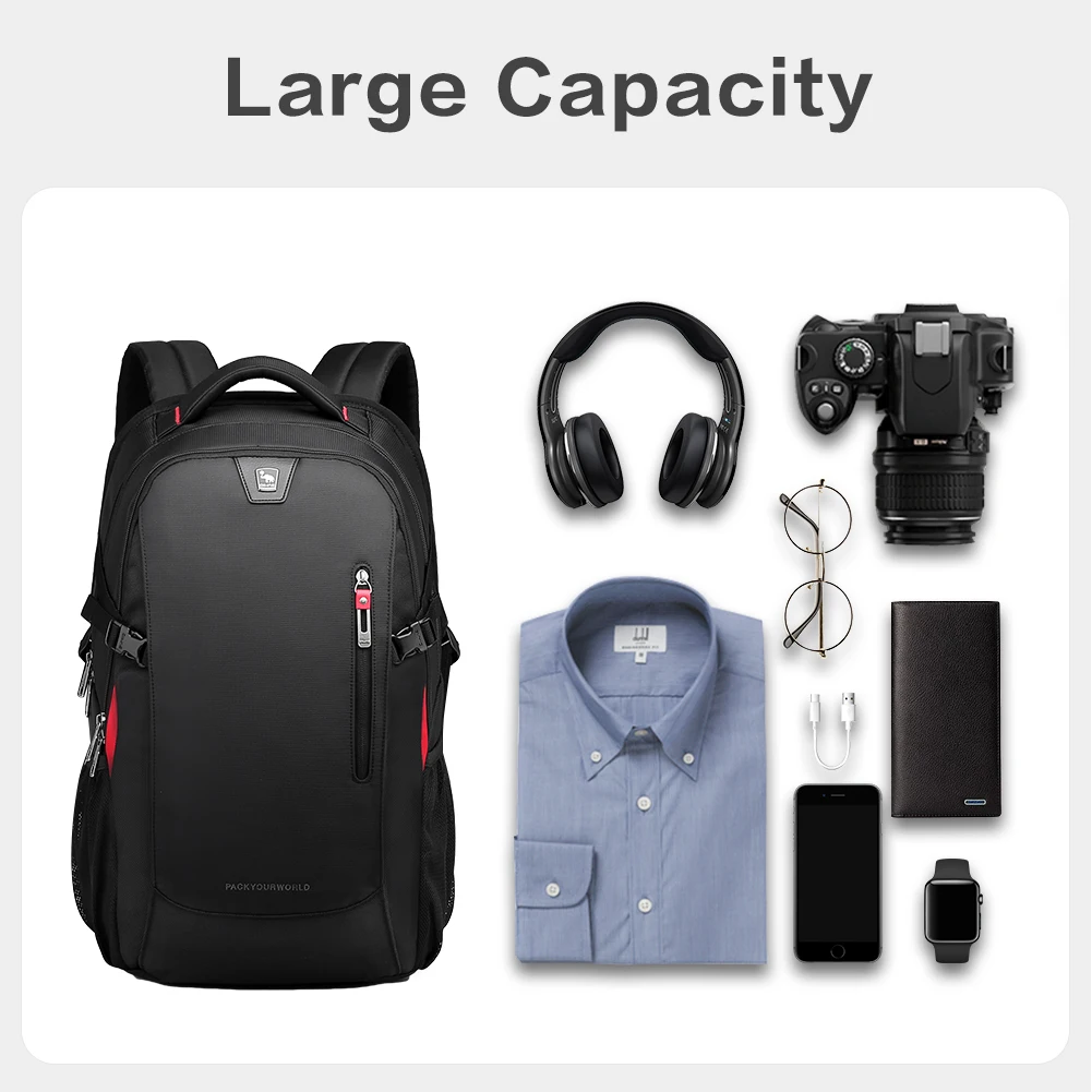 OIWAS Fashion Men\'s Backpack Oxford Laptop Bags Casual Student Waterproof SchoolBag Travel Large Capacity Bag For Teenager Women