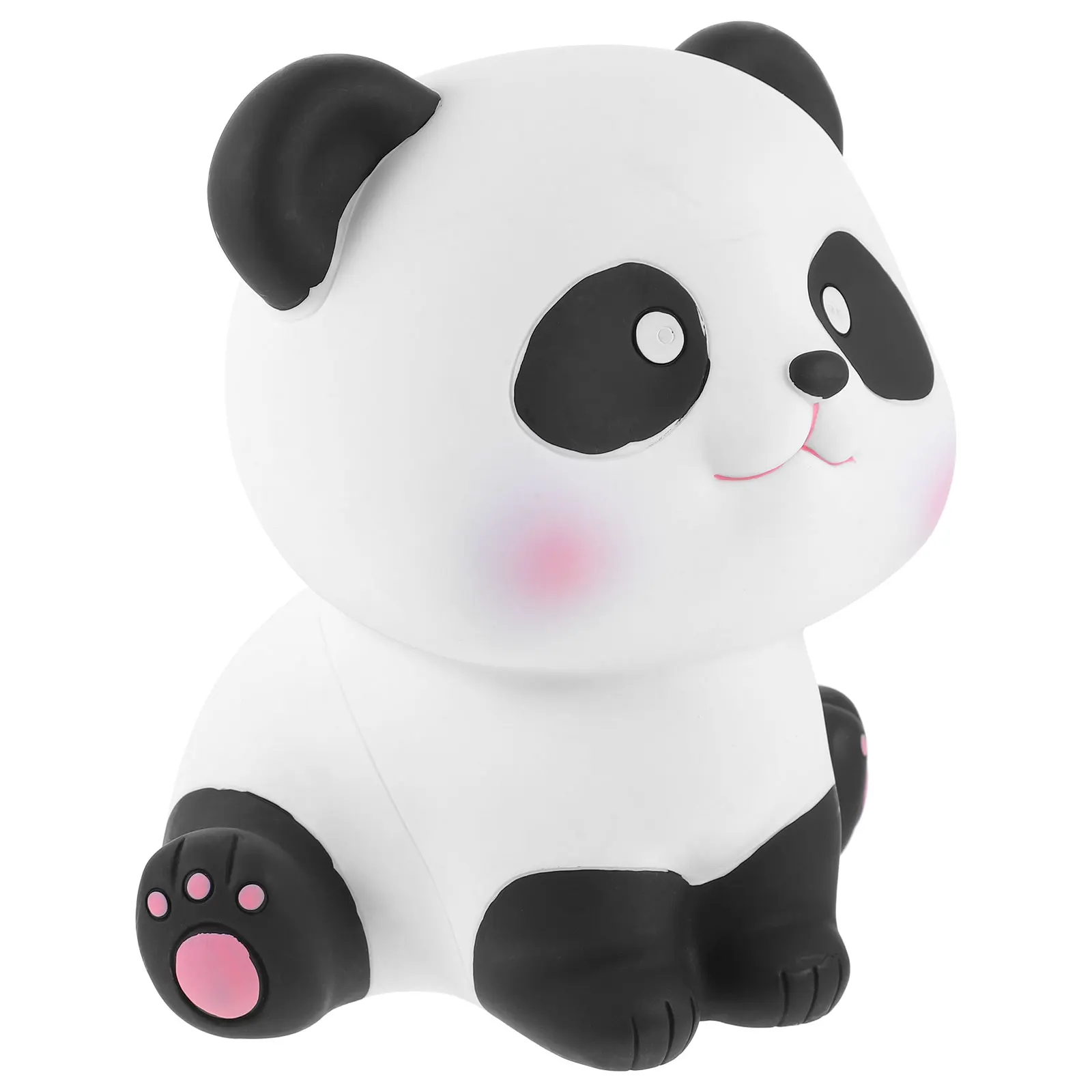 

Panda Piggy Bank Panda Shaped Money Pot Decorative Saving Container Coin Kids Vinyl Sturdy Safe Smooth Great Gift
